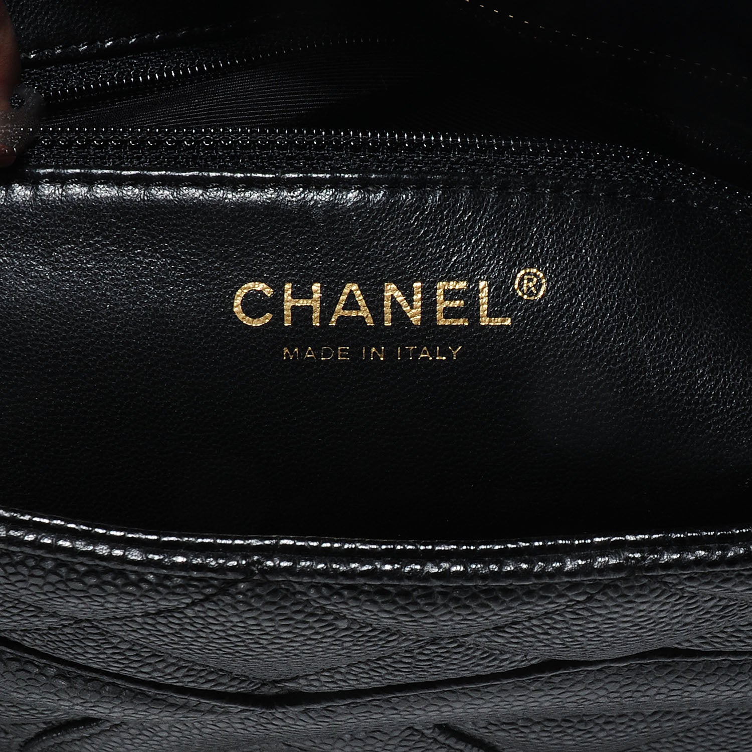 Chanel Caviar Medallion Tote Black 5 of 7