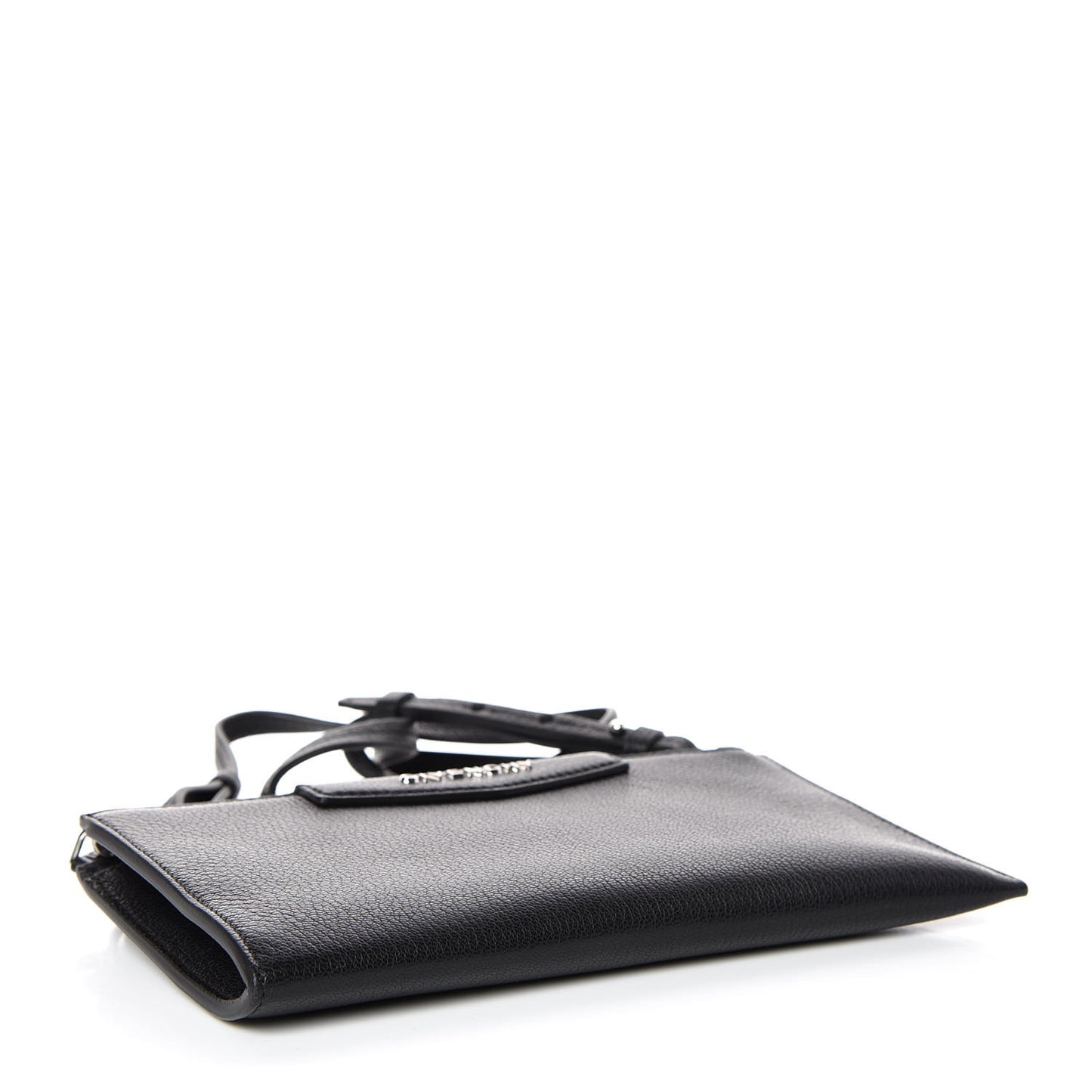 Grained Goatskin Antigona Crossbody Black