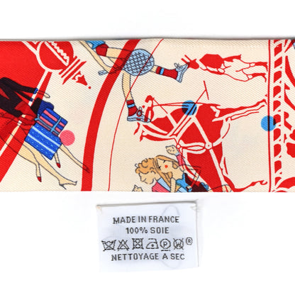 Hermes Silk Ex-Libris Les Parisiennes Twilly 4 of 4