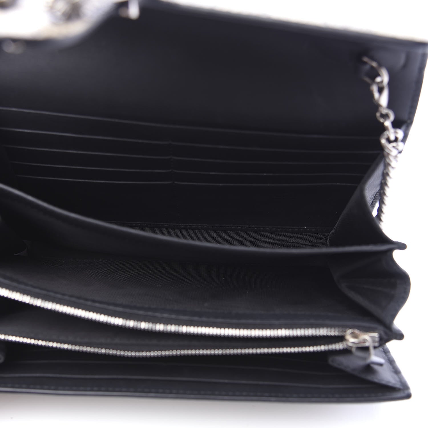 Gucci GG Supreme Monogram Mini Dionysus Chain Wallet Beige Black 5 of 10