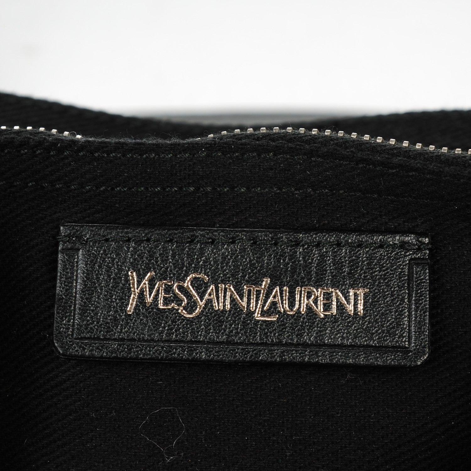 Saint Laurent Calfskin Canvas Small Muse Two Black 6 of 7