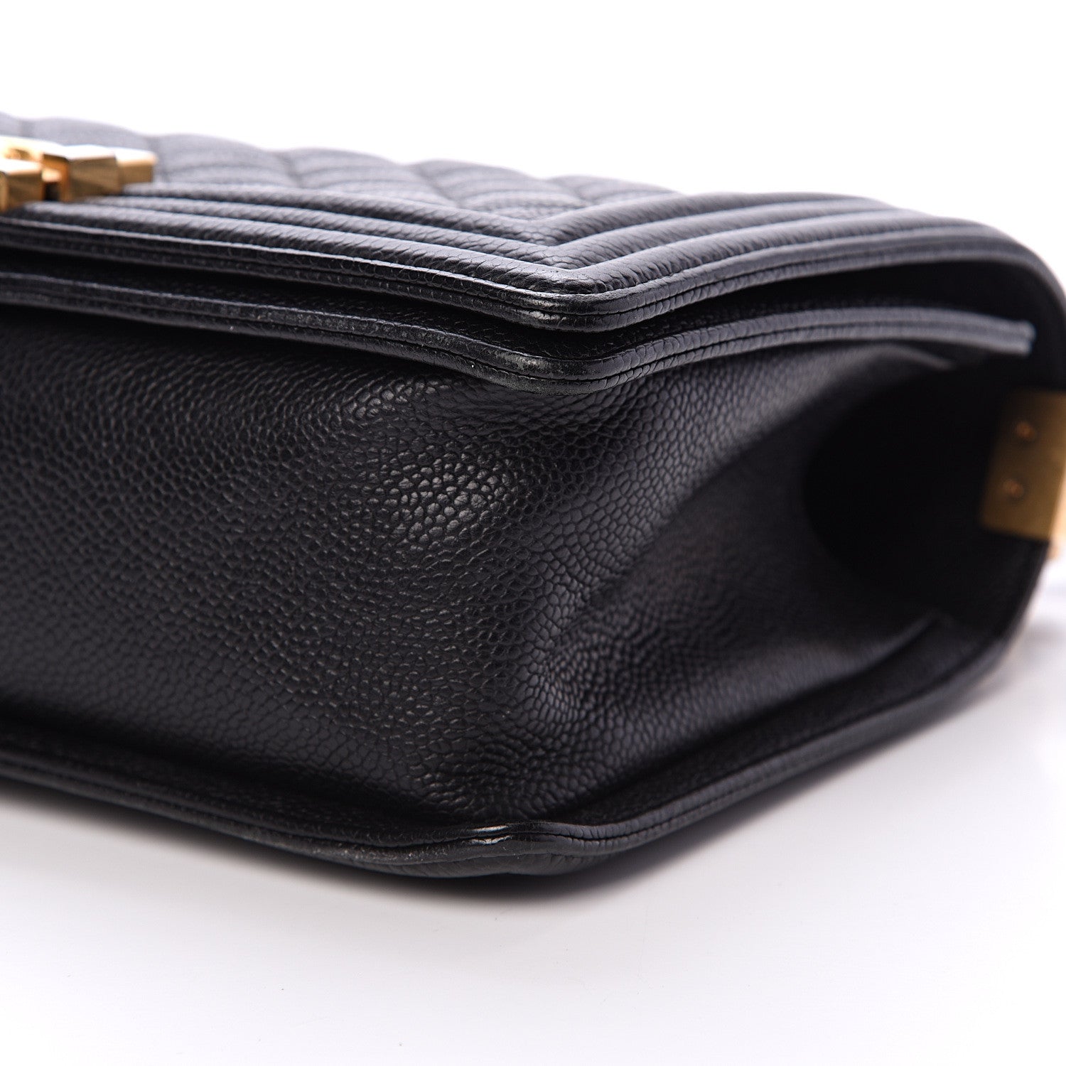 Chanel Caviar Quilted Medium Boy Flap Black 9 of 11