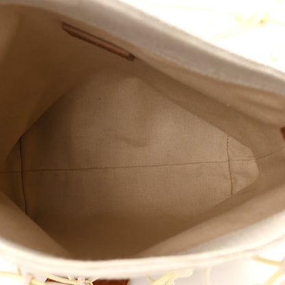 Jacquemus Canvas Calfskin Le Petit Filet Pralu Natural 5 of 10