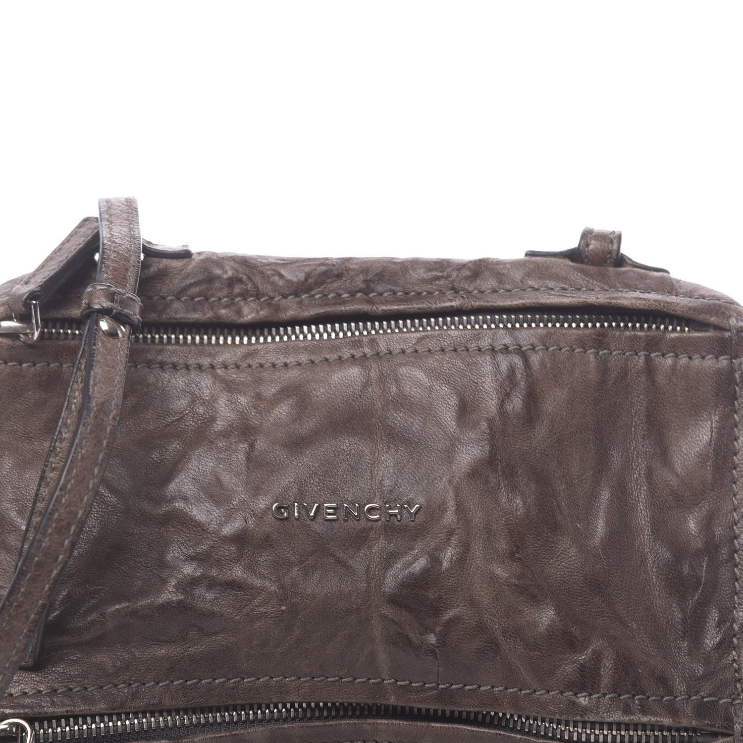 Givenchy Tumbled Sheepskin Mini Pandora Charcoal 11 of 11