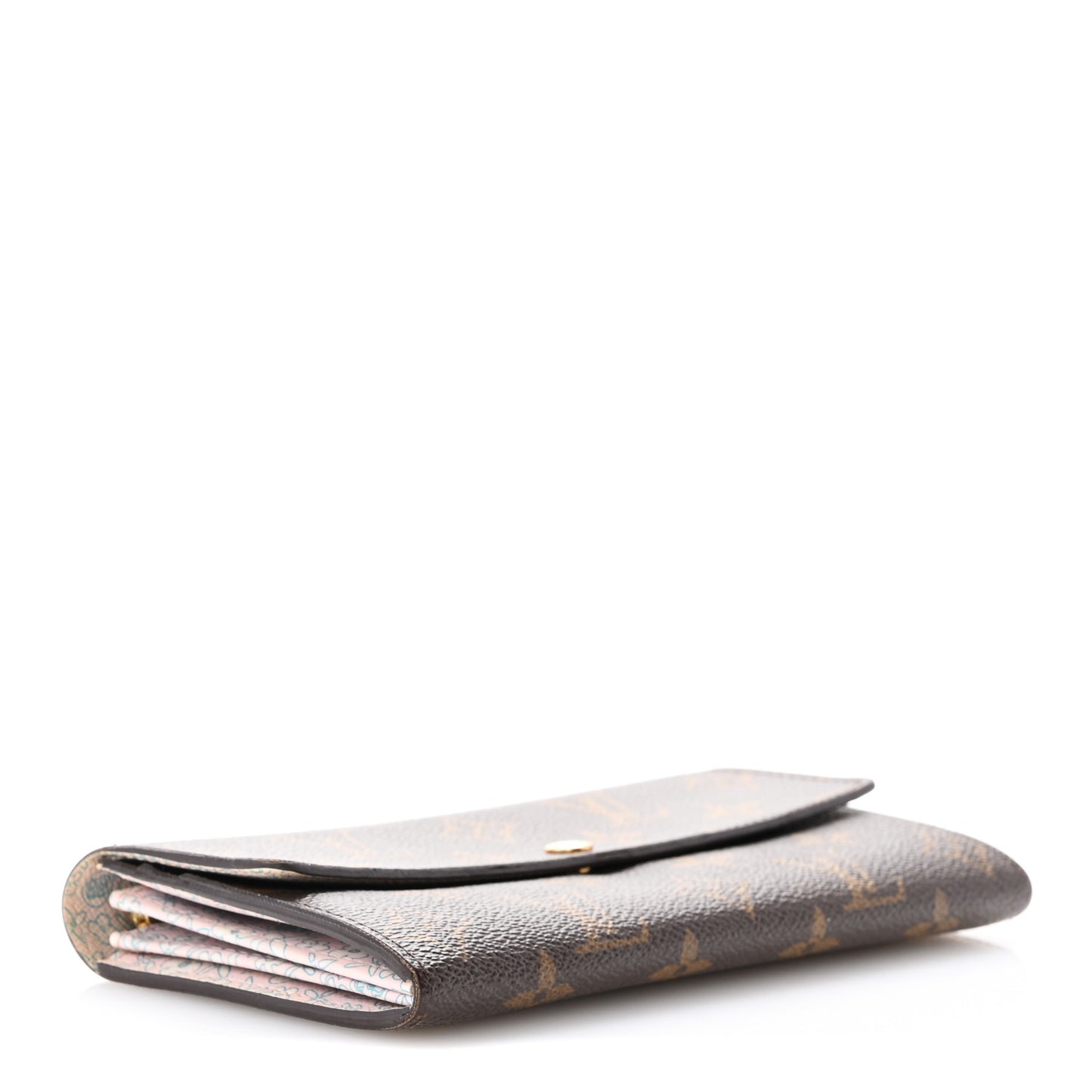 Monogram Fleuri Sarah Wallet Rose