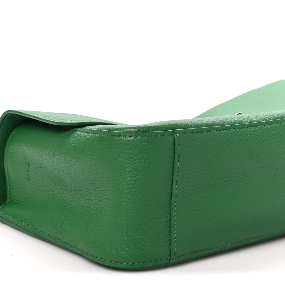Chanel Grained Calfskin Small Souplissimo Maxi Flap Green 9 of 11
