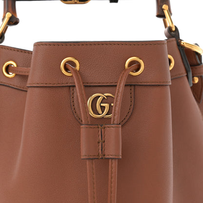 Gucci Softy Wonka Textured Dollar Calfskin Small Diana Bucket Bag Cuir Black 8 of 13