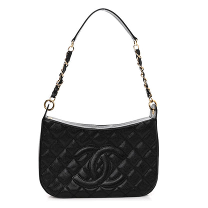 Chanel Caviar Quilted Timeless CC Shoulder Bag Black 1 of 10