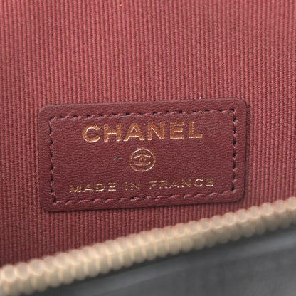 Chanel Lambskin Quilted CC In Love Heart Clutch With Chain Black 6 of 13