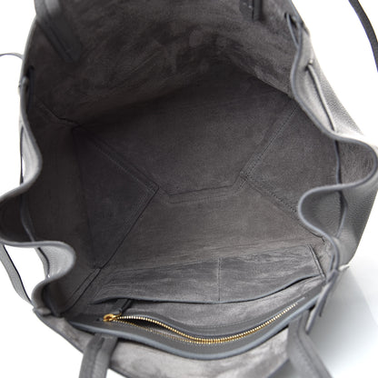 Celine Soft Grained Calfskin Small Belt Cabas Phantom Grey 5 of 10
