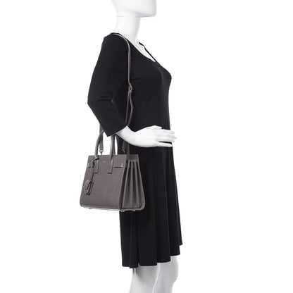 Saint Laurent Lizard Calfskin Embossed Baby Sac De Jour Fog 2 of 10