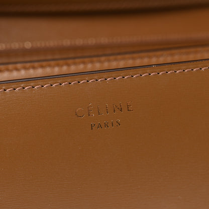 Celine Box Calfskin Medium Classic Box Flap Bag Camel 7 of 10