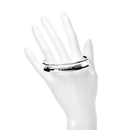 Tiffany Sterling Silver 1837 Cuff Bracelet 2 of 5