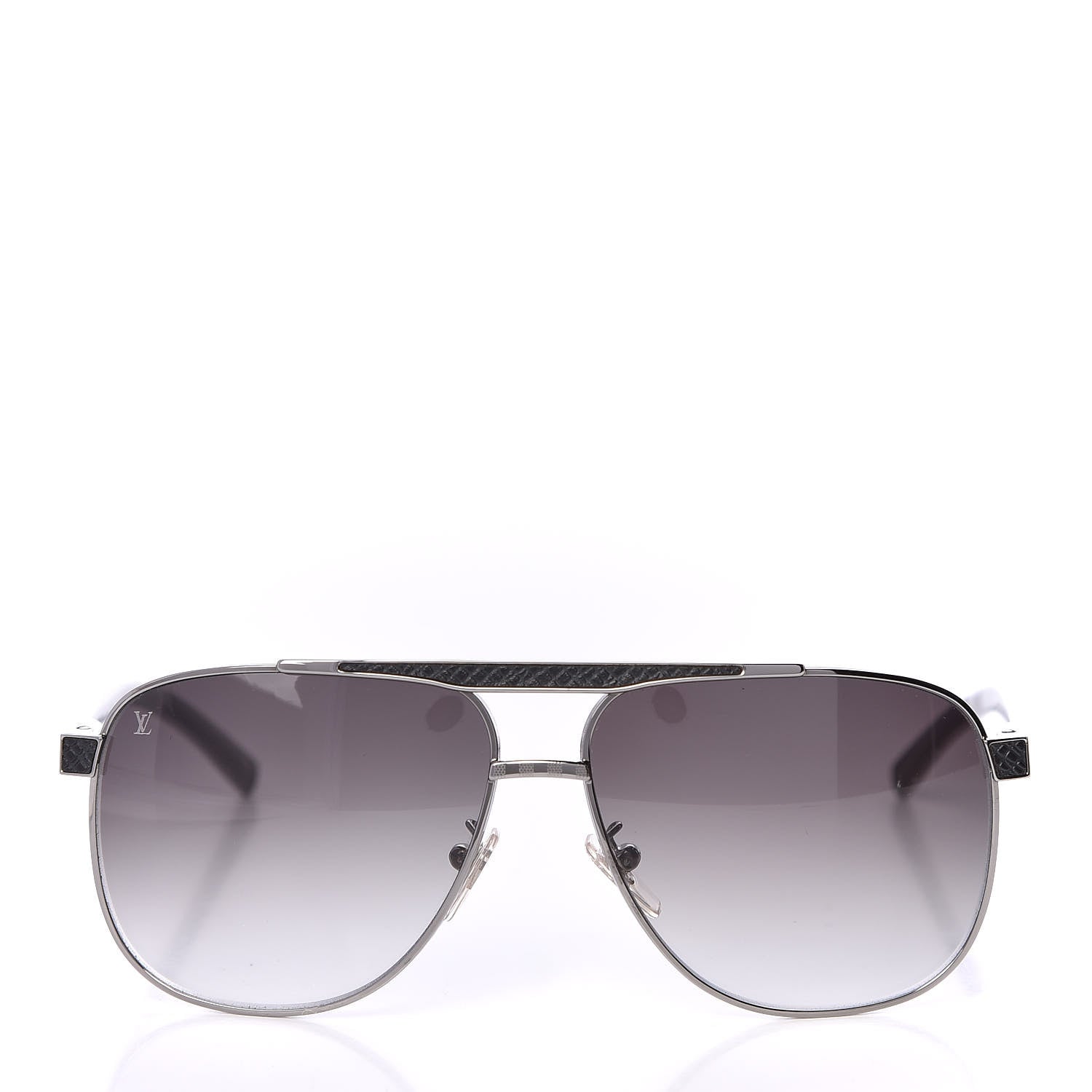 Louis Vuitton Taiga Attitude Pilote Sunglasses Z0496U Black 2 of 8