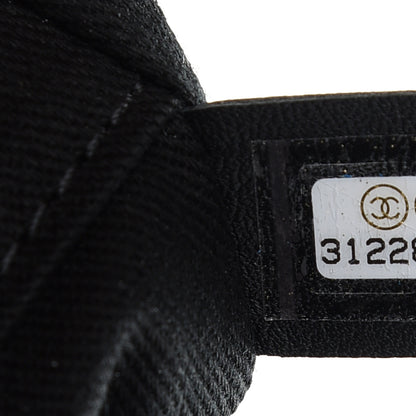 Chanel Lurex Boucle Small Deauville Tote Black 7 of 9