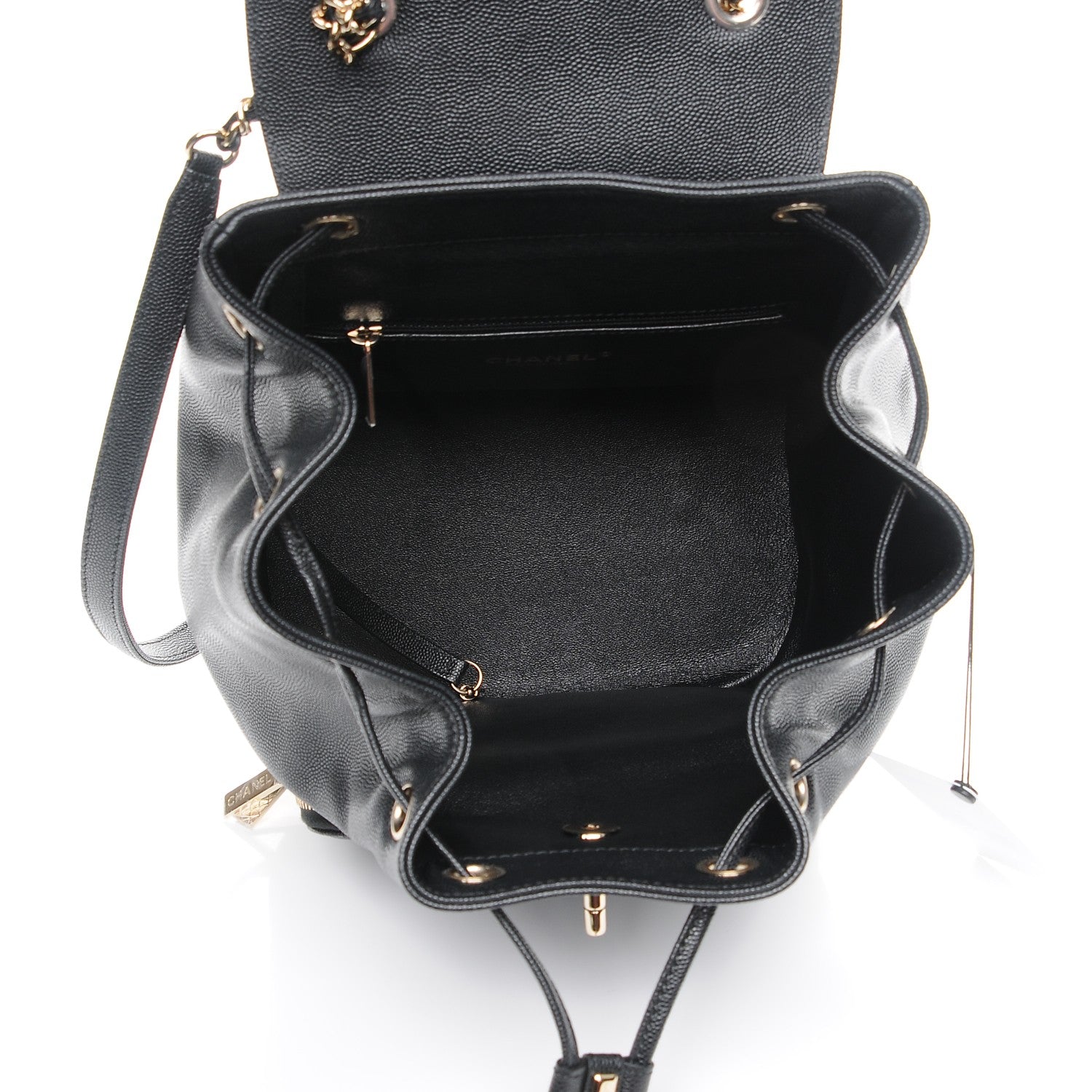 Chanel Caviar Quilted Business Affinity Backpack Black 5 of 7