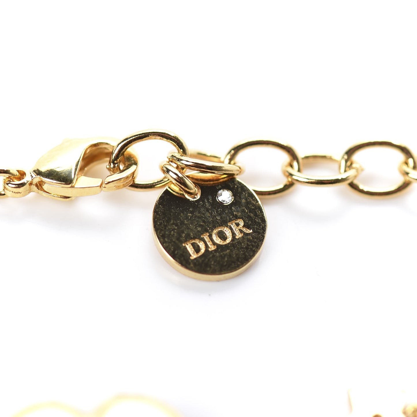 Metal Dioramour Bracelet Red Gold