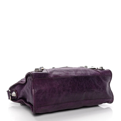 Balenciaga Agneau Giant 21 Silver Hardware City Raisin 4 of 9