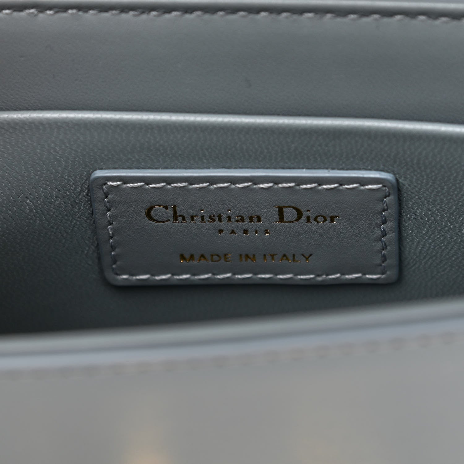 Christian Dior Box Calfskin 30 Montaigne Box Bag Gray 6 of 10