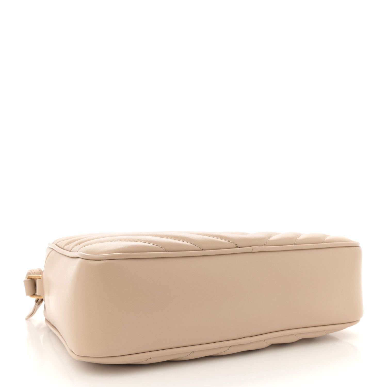Saint Laurent Calfskin Matelasse Monogram Lou Camera Bag Dark Beige 4 of 12