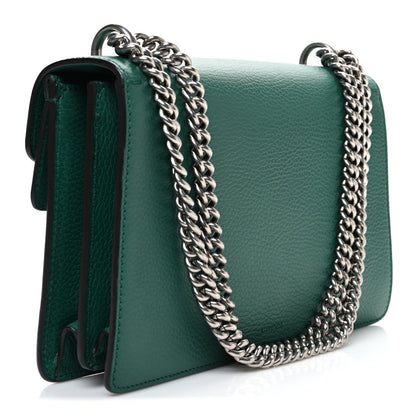 Gucci Pebbled Calfskin Small Dionysus Shoulder Bag Emerald 3 of 10