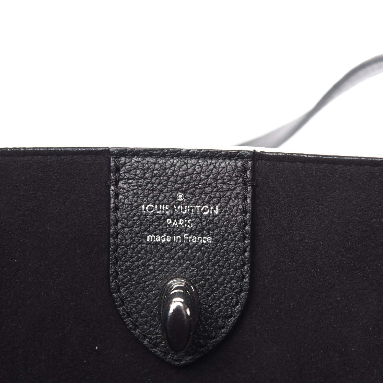 Louis Vuitton Calfskin Lockme Go Tote Black 8 of 11