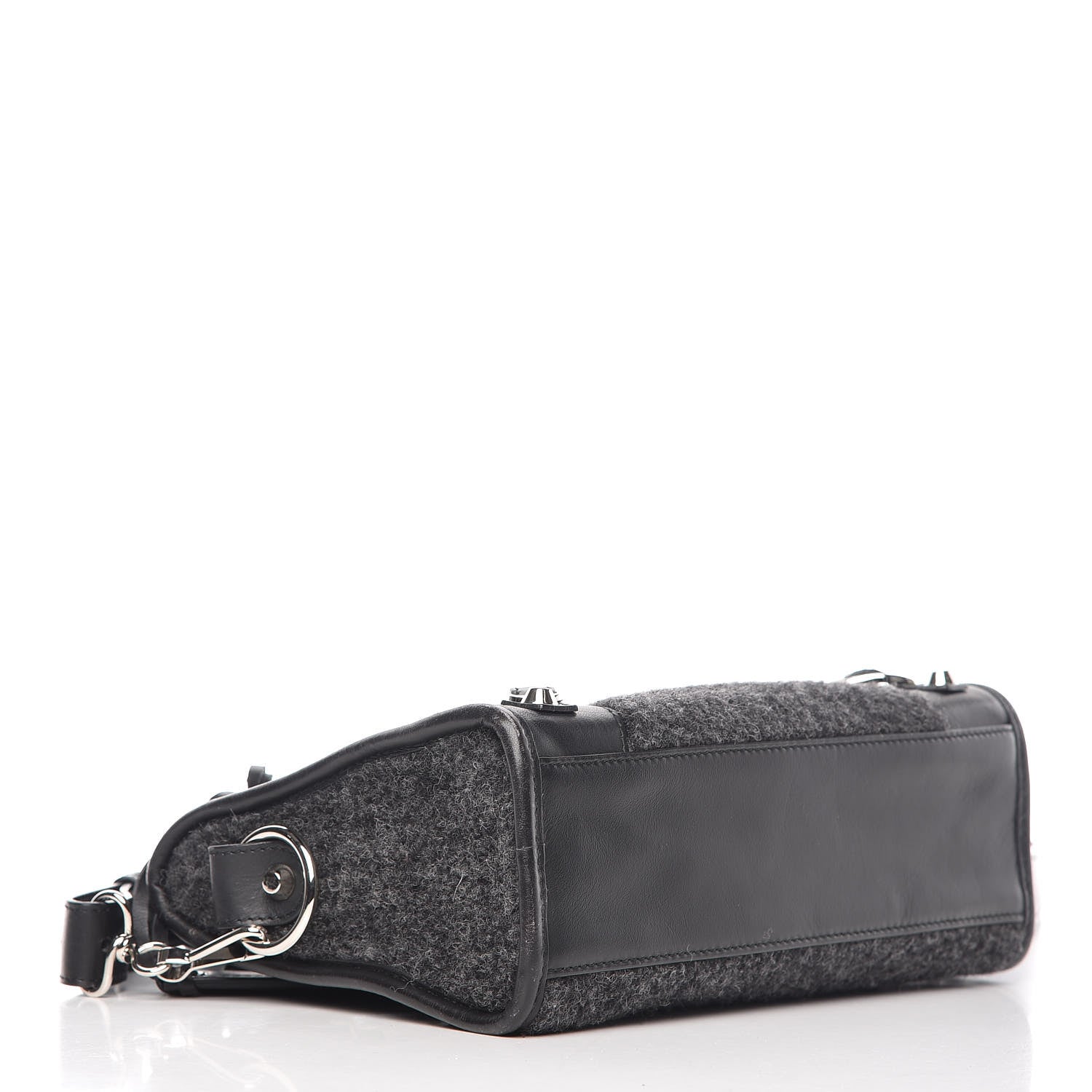 Balenciaga Alpaca Calfskin Classic Silver Hardware Mini City Black 4 of 15