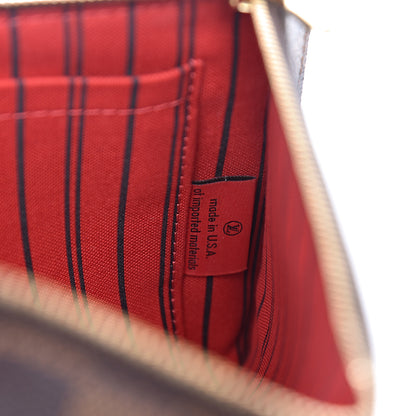 Louis Vuitton Damier Ebene Neverfull MM GM Pochette 7 of 8
