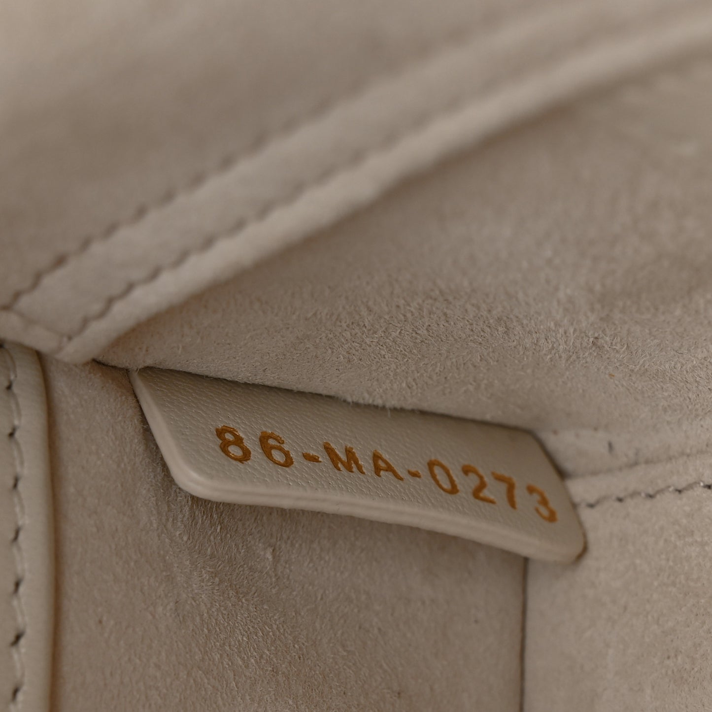 Lambskin Cannage Micro Lady D-Joy Latte