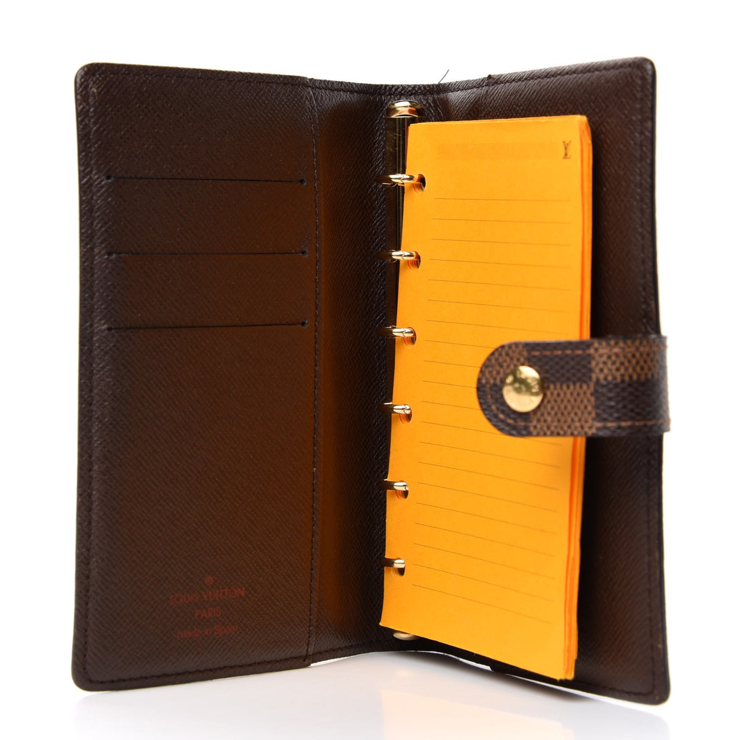 Damier Ebene Small Ring Agenda Cover