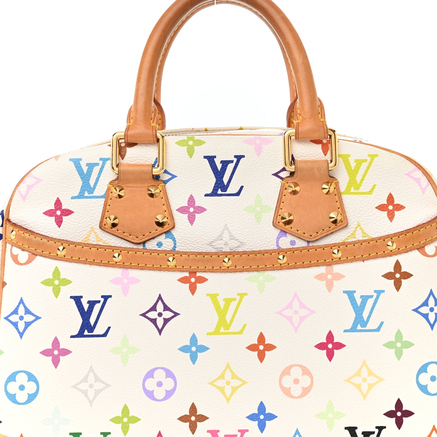 Monogram Multicolor Trouville White