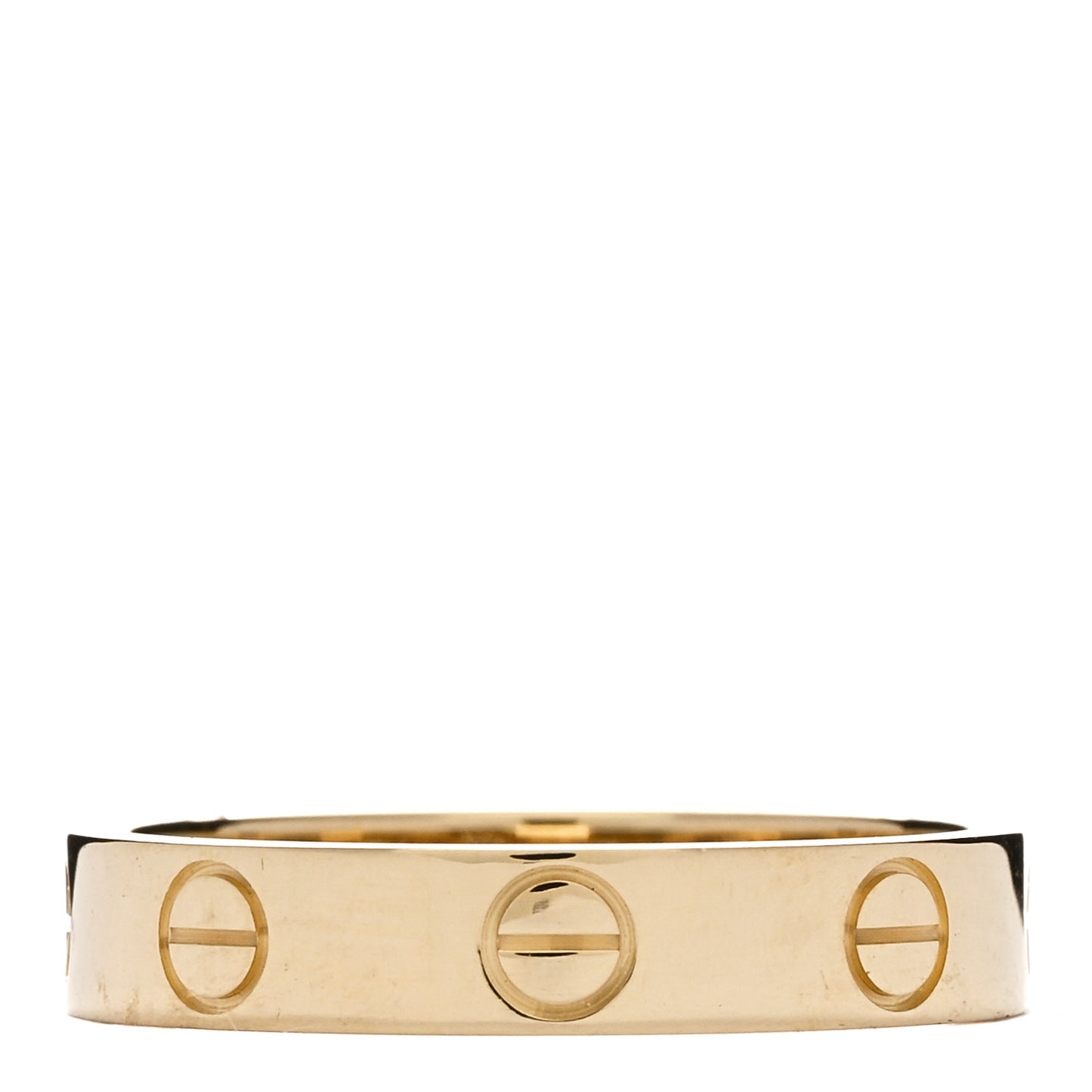 18K Yellow Gold 3.5mm LOVE Wedding Band Ring 51 5.75
