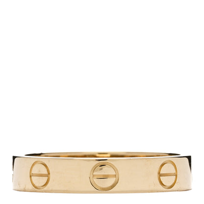 Cartier 18K Yellow Gold 3.5mm LOVE Wedding Band Ring 51 5.75 2 of 4