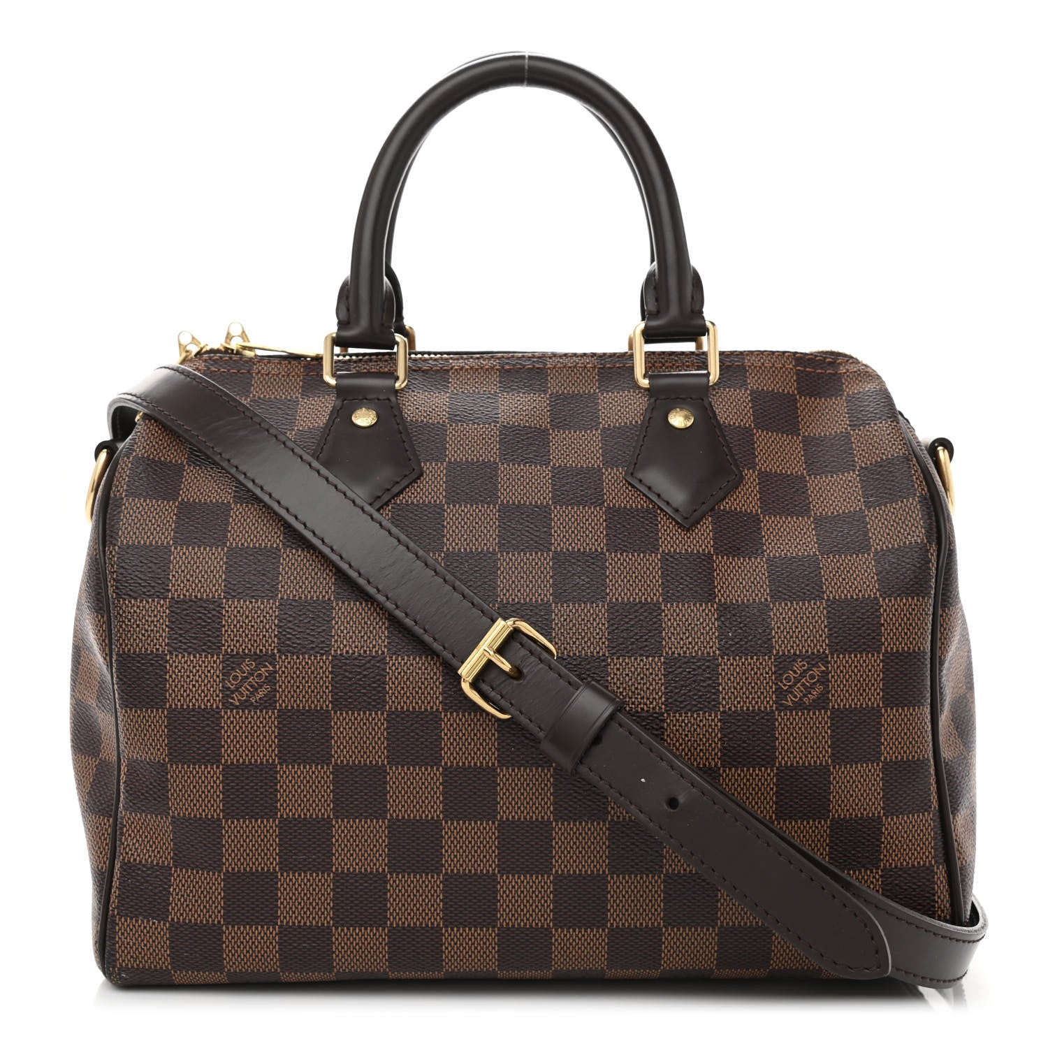 Louis Vuitton Damier Ebene Speedy Bandouliere 25 1 of 10