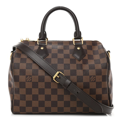 Louis Vuitton Damier Ebene Speedy Bandouliere 25 1 of 10