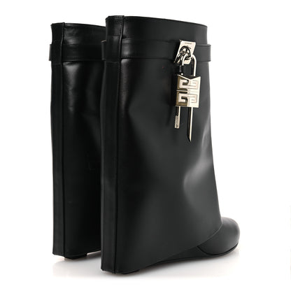 Givenchy Calfskin Shark Lock Ankle Boots 41 Black 5 of 15