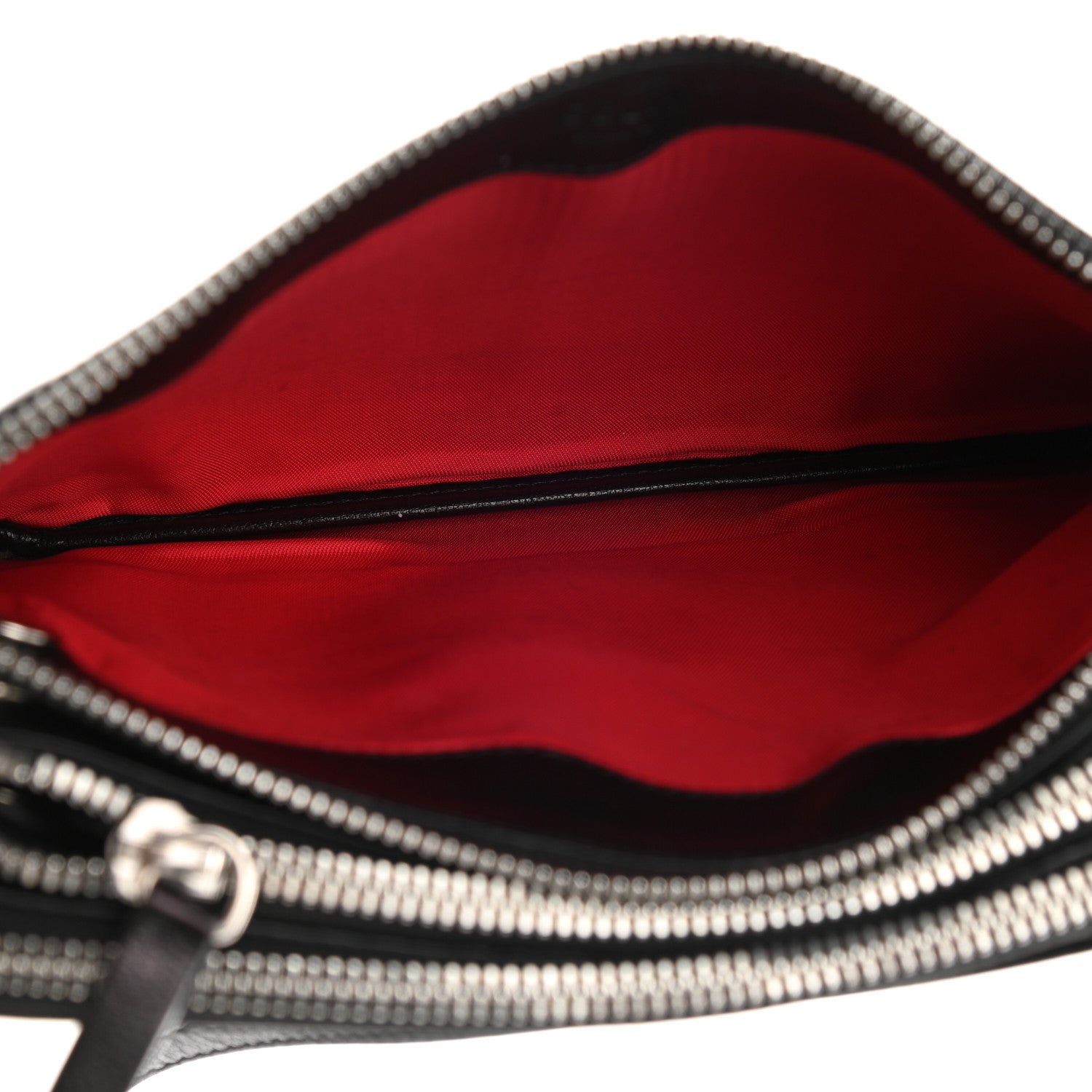 Celine Lambskin Small Trio Crossbody Bag Black 7 of 11