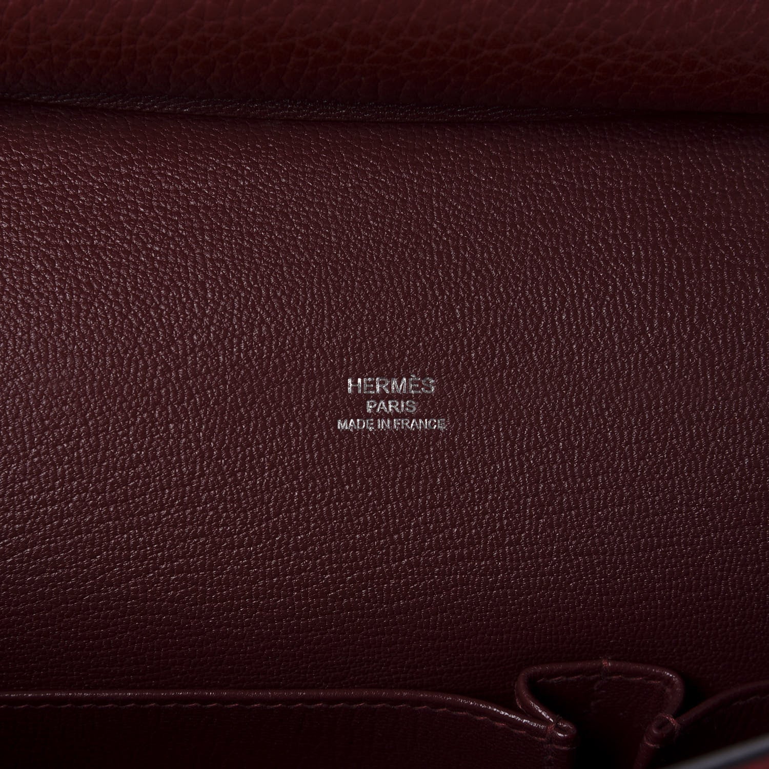 Hermes Taurillon Clemence Bi-Color Jypsiere 28 Rouge H Rouge Casaque 8 of 10