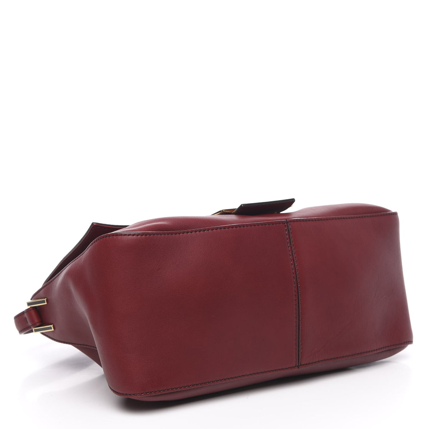 Vitello Flamingo Enamel Big Forever Mama Baguette Ciliegia Black