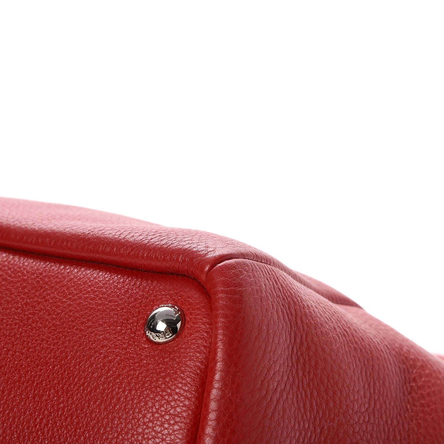Prada Vitello Daino Shopping Tote Rosso 15 of 19