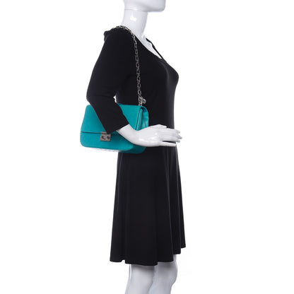 Christian Dior Ostrich Medium Miss Dior Flap Turquoise 2 of 13