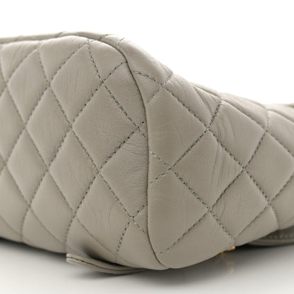 Chanel Lambskin Quilted Mini Urban Spirit Backpack Grey 10 of 13