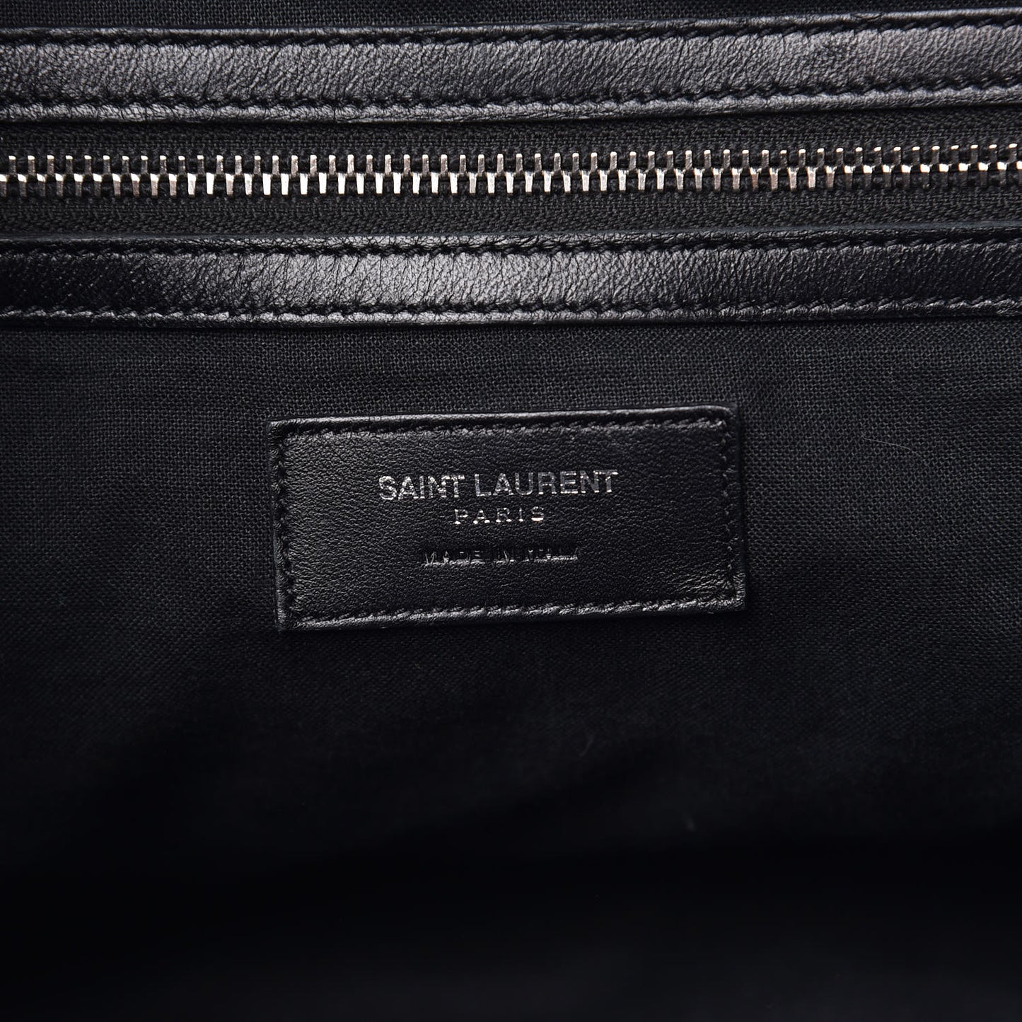 Calfskin Fringe Festival Backpack Black