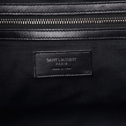 Saint Laurent Calfskin Fringe Festival Backpack Black 7 of 10