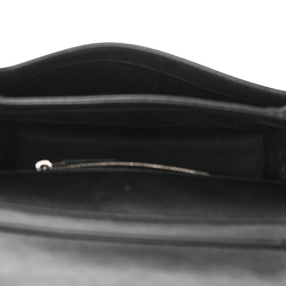 Saint Laurent Lambskin Diamond Quilted Becky Chain Wallet Black 5 of 10