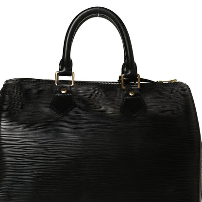 Louis Vuitton Epi Speedy 25 Black 8 of 19