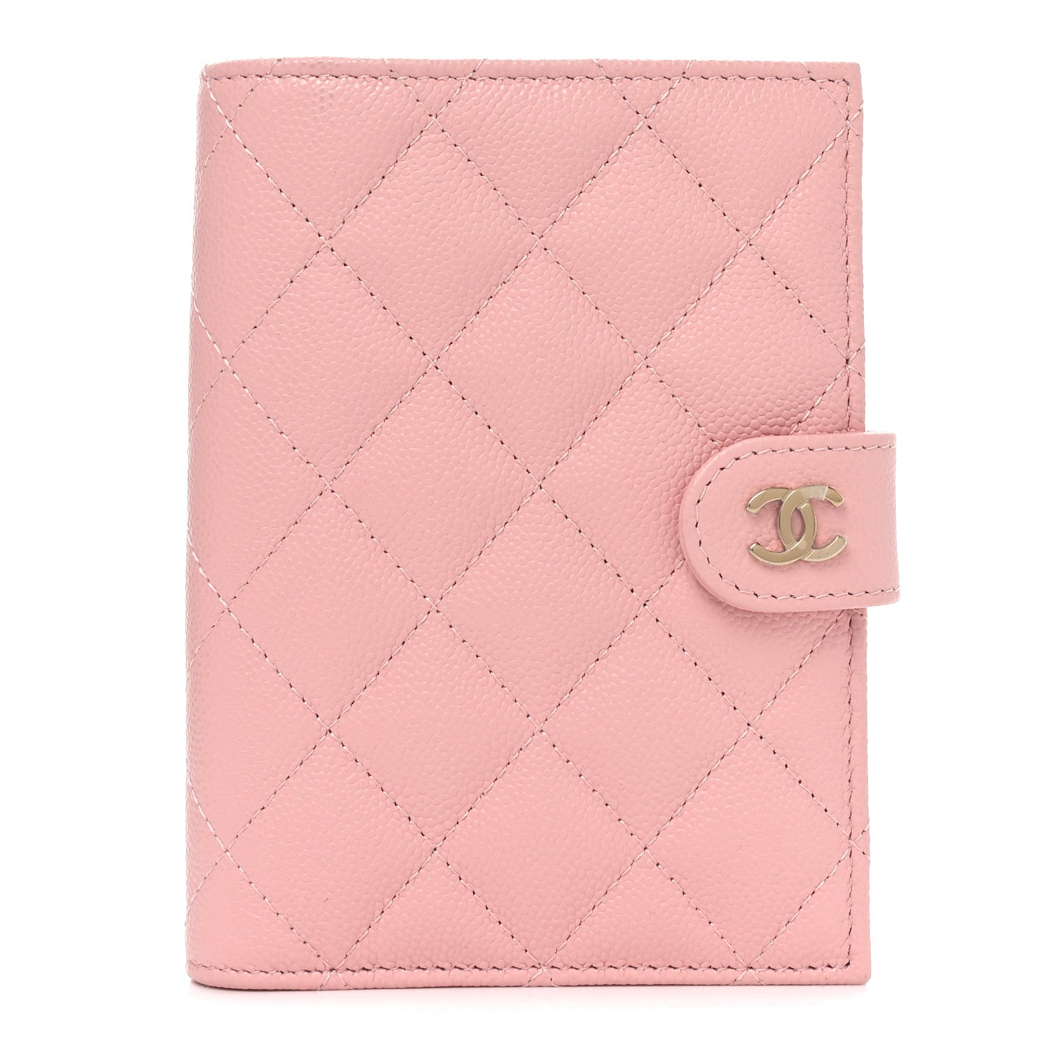 Chanel Caviar Quilted Passport Holder Pink 1 of 8