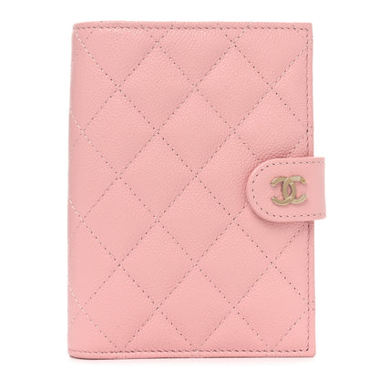 Chanel Caviar Quilted Passport Holder Pink 1 of 8
