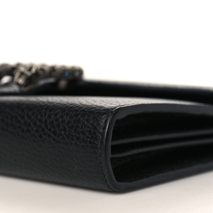 Gucci Calfskin Mini Dionysus Chain Wallet Black 9 of 9