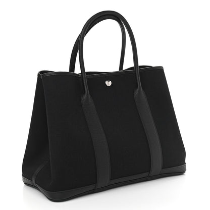 Hermes Toile Negonda Garden Party Tote 36 MM Black 2 of 9